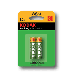 Rechargeables KODAK 2600mAh Ni-Mh AA