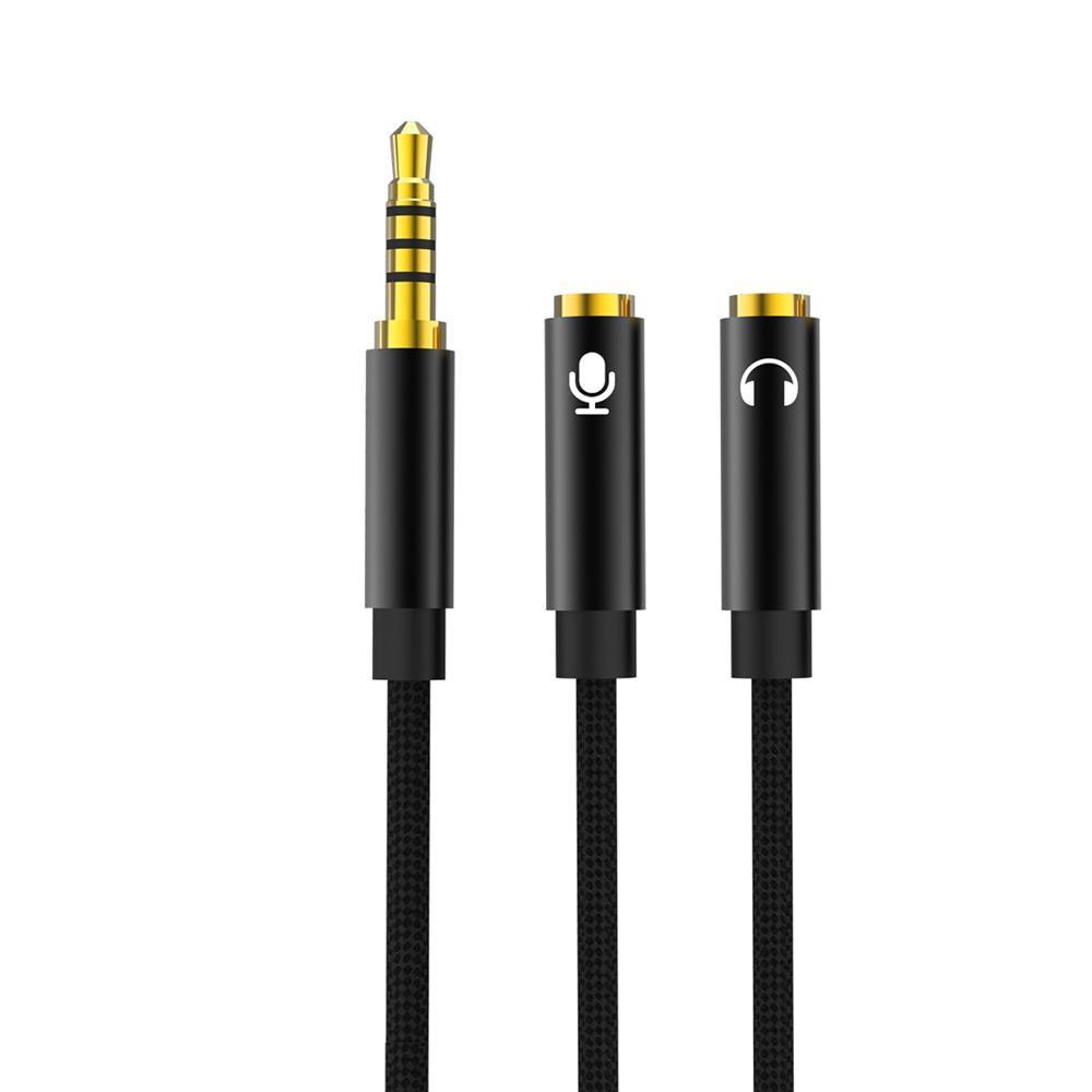 audio XO 2en1 NB-R197 jack 3,5 mm prise jack 3,5 mm microphone 0,23 m