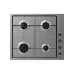 Candy Plaque de Cuisson Encastrable 4 Feux 60 cm Inox CHW6LBX-4U2
