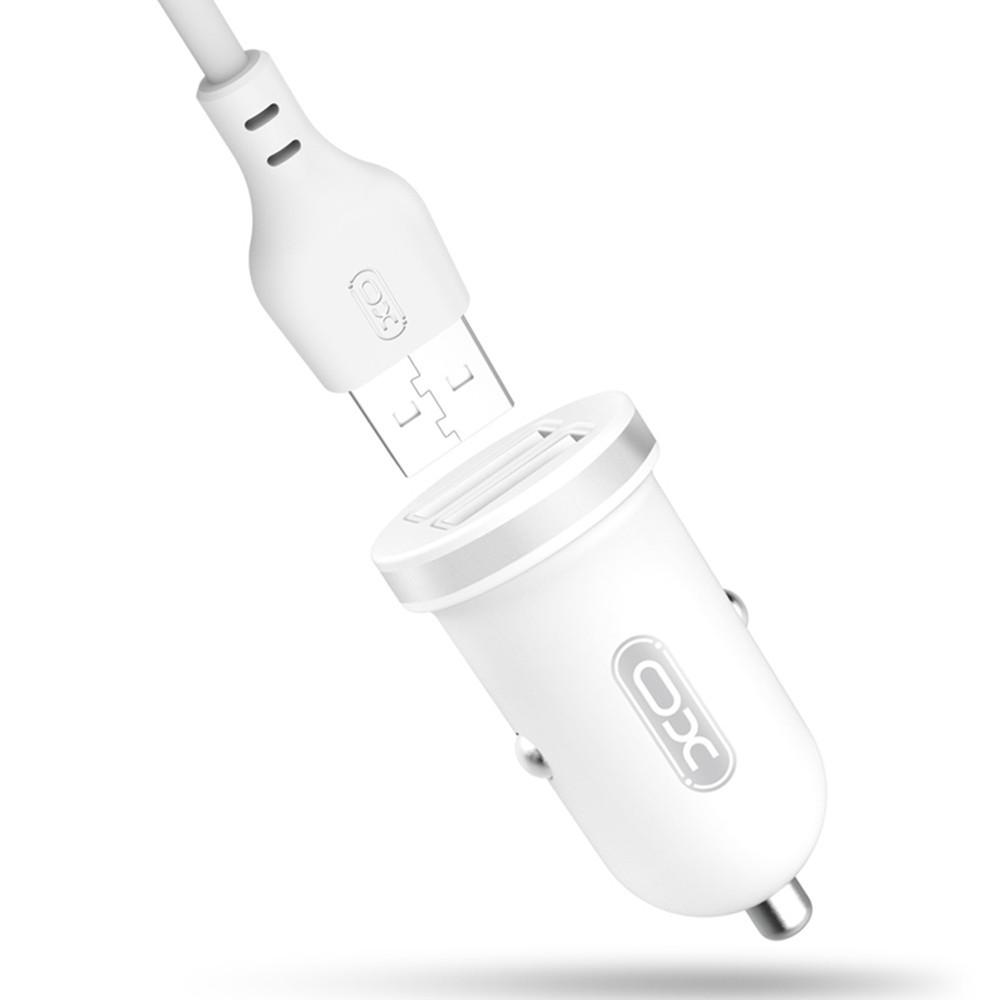 XO Chargeur TZ08 2x USB 2.1A + câble Lightning
