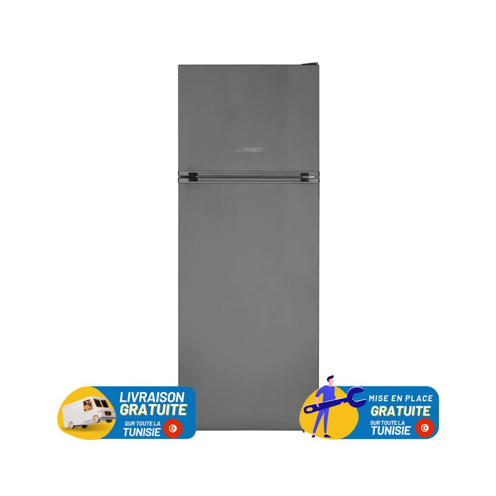 Telefunken LESS FROST Double Portes 439 Litres inox