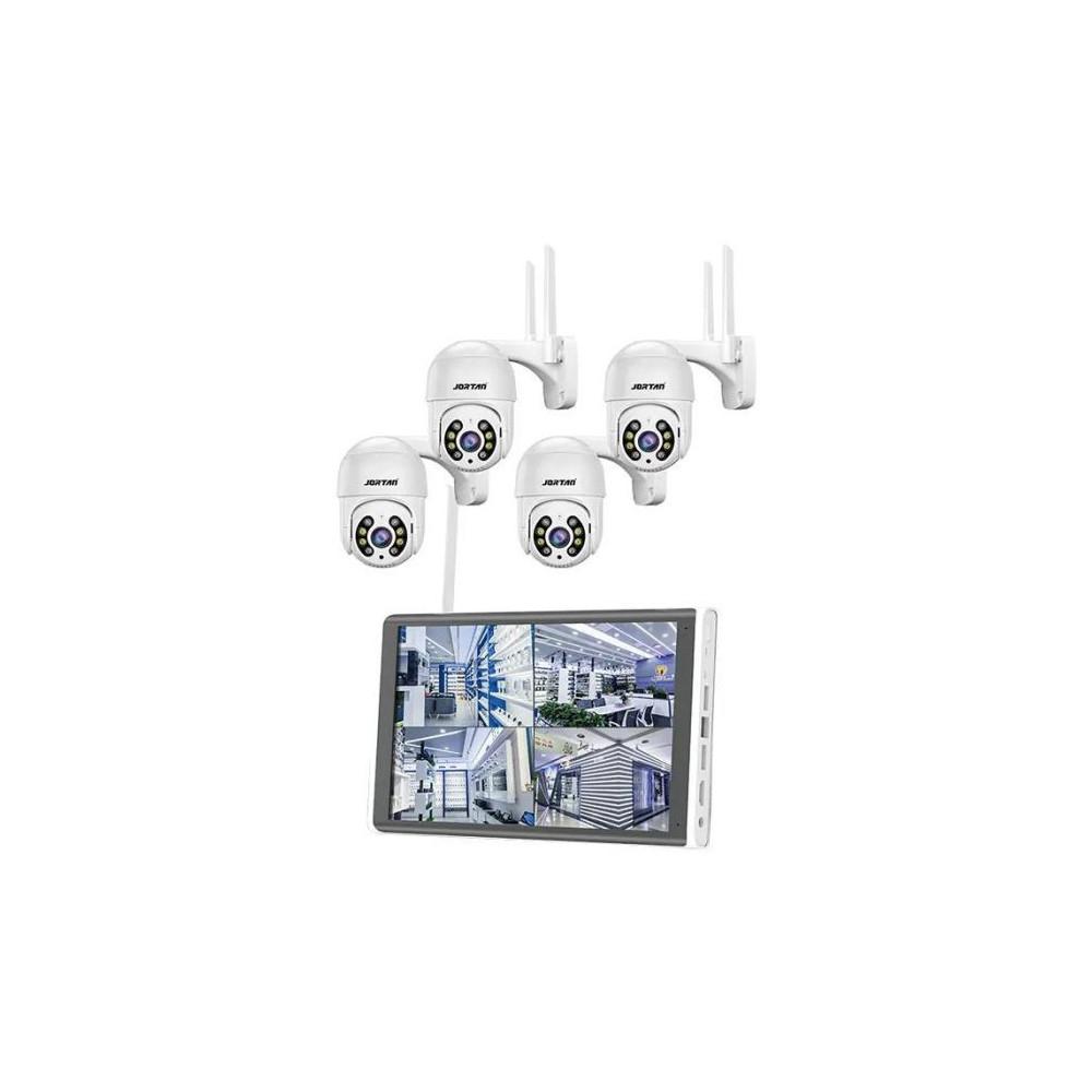 Surveillance JORTAN 4 Caméras Externes 2MP