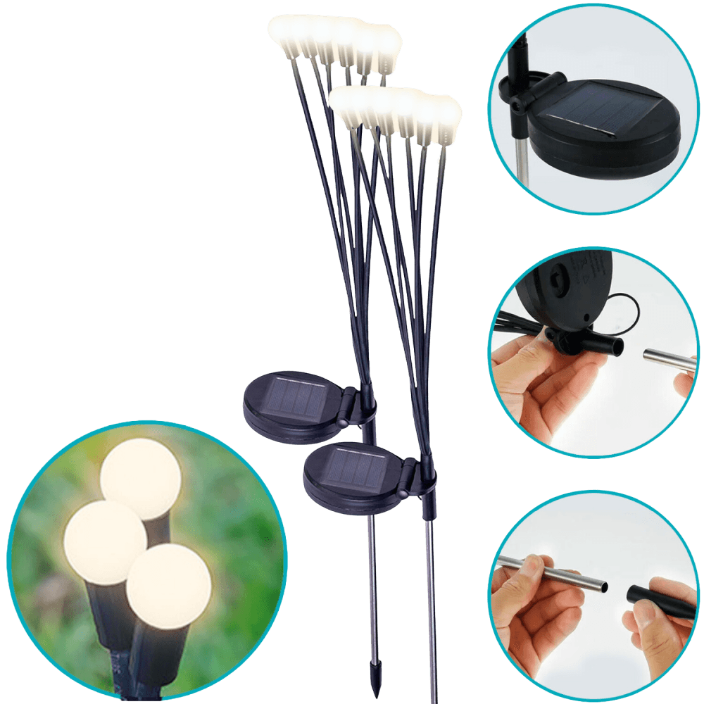 solaire Lampe LED SUNARI lucioles solaires FLS-87 x6 3000K 600mAh Li-Ion