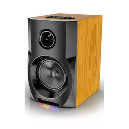 Super grande Mega Extra RGB JQS-401 BT karaoké 18W Marron
