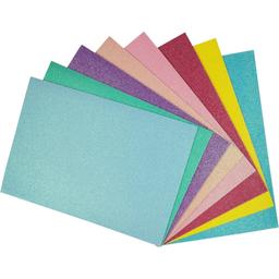 pailletée autocollante multicolore brillante A4