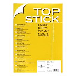 Etiquettes HERMA TOP STICK A4 2 210 x 148 mm