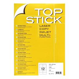 Etiquettes HERMA TOP STICK A4 12 105 x 48 mm