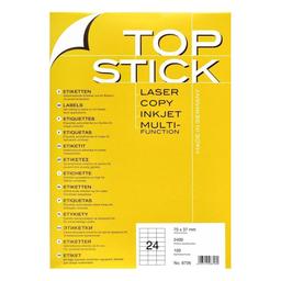 Etiquettes HERMA TOP STICK A4 24 70 x 37 mm