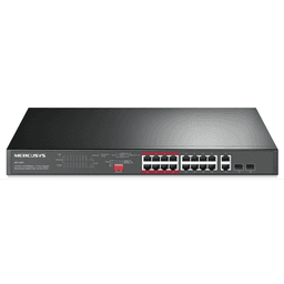 Mercusys Switch Rackable 16 Ports 10 100Mbps PoE+
