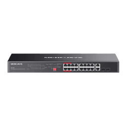 Mercusys Switch Rackable 16 Ports Giga PoE+