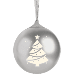 Boule de Noël lumineuseavec enceinte XMASBALLSILV EPOK BIGBEN