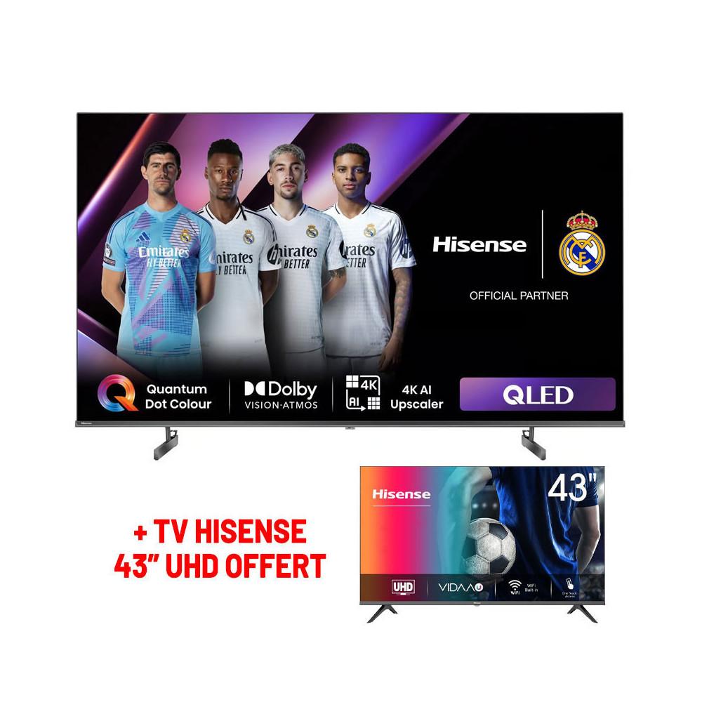 Hisense 85'' QLED UHD 4K Smart TV + TV 43" UHD