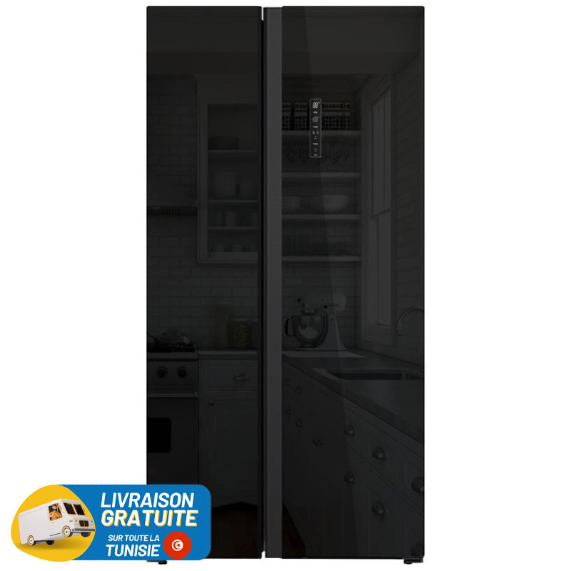 Hyundai No Frost Side By Side INVERTER 505 Litres INOX