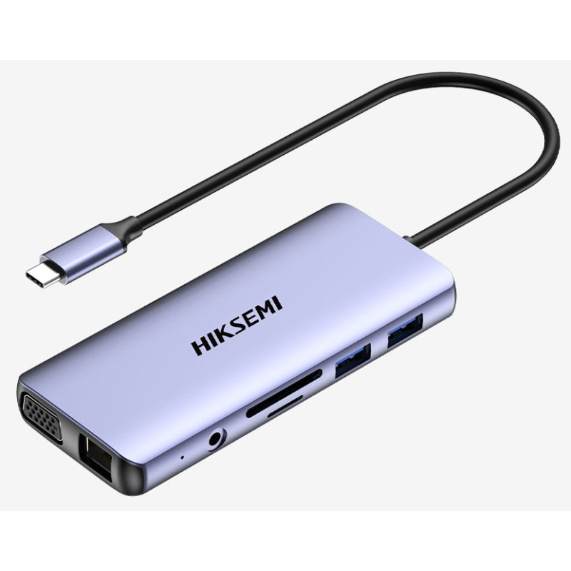 HUB USB Hiksemi Multifonctionnel Type-C 11-en-1 DS11