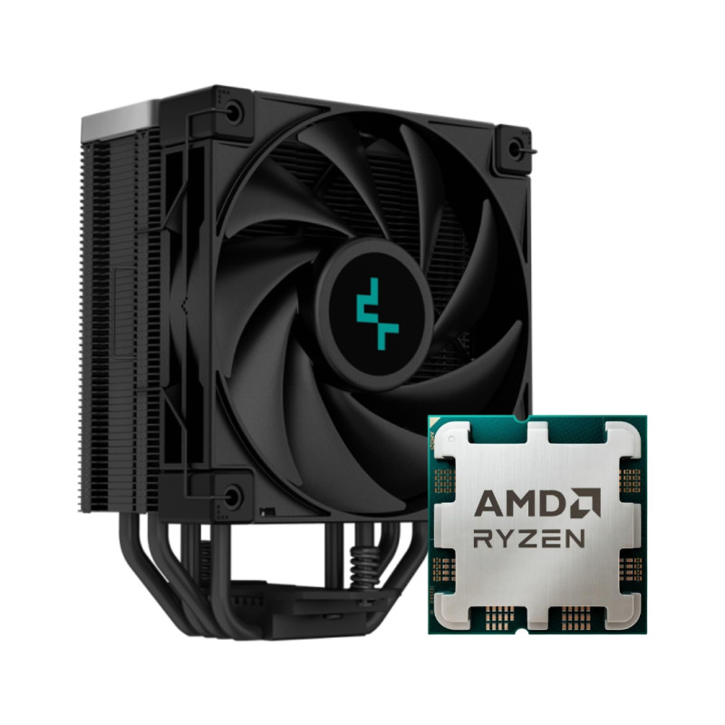 DeepCool Processeur AMD Ryzen 5 5600GT + Ventilateur de processeur AK400 ZERO DARK