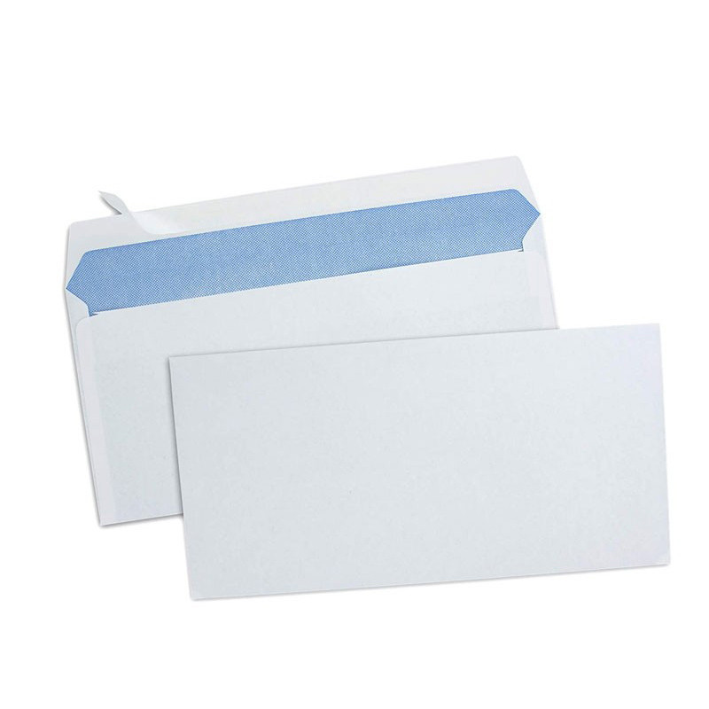 Paquet de 1000 Enveloppes PIGNA Blanches 120 x 180 mm Strip 80gr