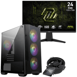 MSI Setup Gamer Special Pc de Bureau Gaming Ryzen 5 Pro 5655G Vega