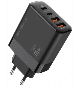 Ten Chargeur Space GAN 65W 2 USB-A + 2 TYPE C