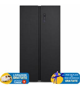 NEWSTAR NoFrost Side By Side 560 Litres Dark