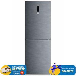 IRIS No Frost Combiné 410 Litres Inox