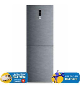 IRIS No Frost Combiné 410 Litres Inox