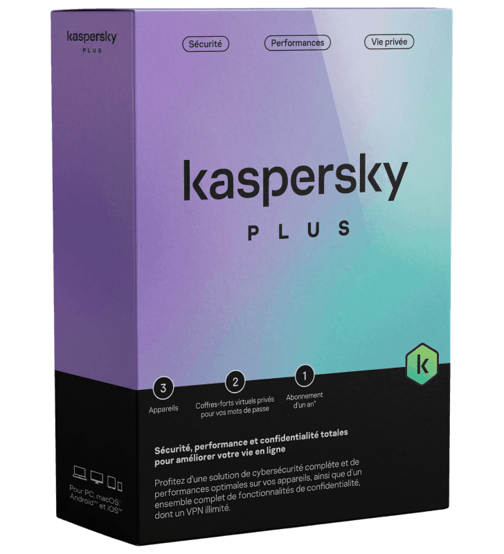 Antivirus KASPERSKY Plus 5 Postes 1AN