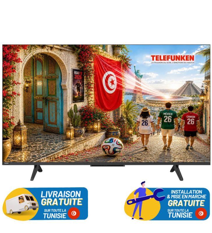 Telefunken Mini LED X6F GOOGLE TV 4K MATTE SCREEN RECEPTEUR INTEGRE