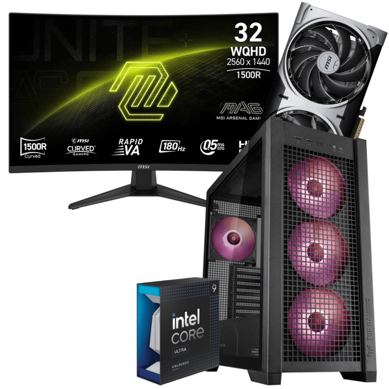 Msi Setup Gamer Special Pc de Bureau Gaming Ultra 9 285K RTX 5070 12G