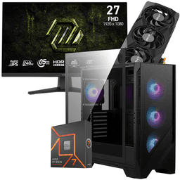 MSI Setup Gamer Special Pc de Bureau Gaming Ryzen 7 7700X RTX 5070 12G