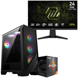 MSI Setup Gamer Special Pc de Bureau Gaming Ryzen 5 5655G Vega