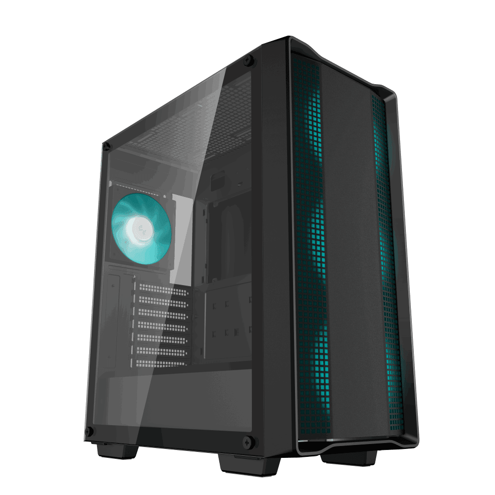 DeepCool Boîtier Gaming Moyen Tour CC560 V2 ATX 4 ventilateurs LED