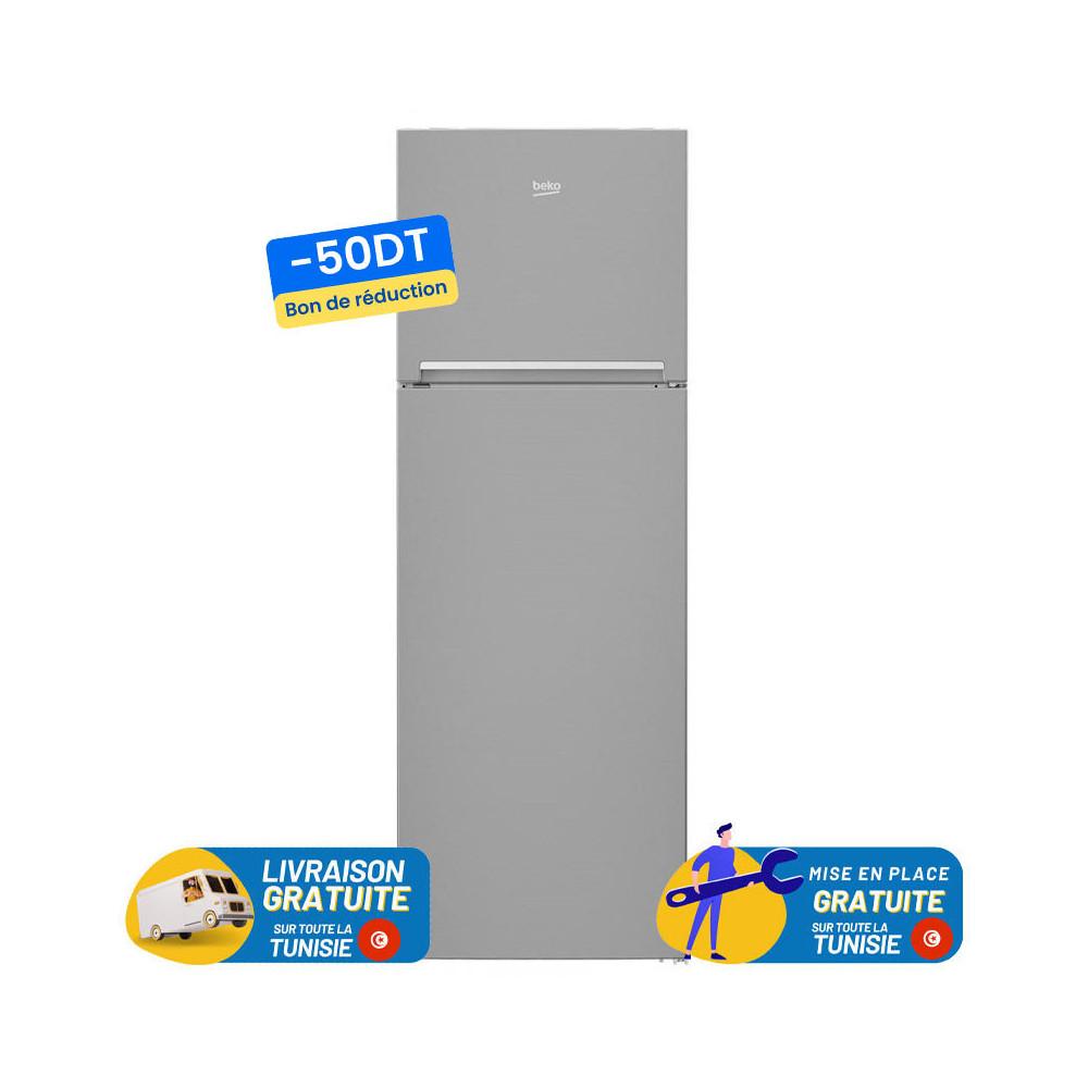 Beko LESS Frost Double Portes 310 Litres INOX
