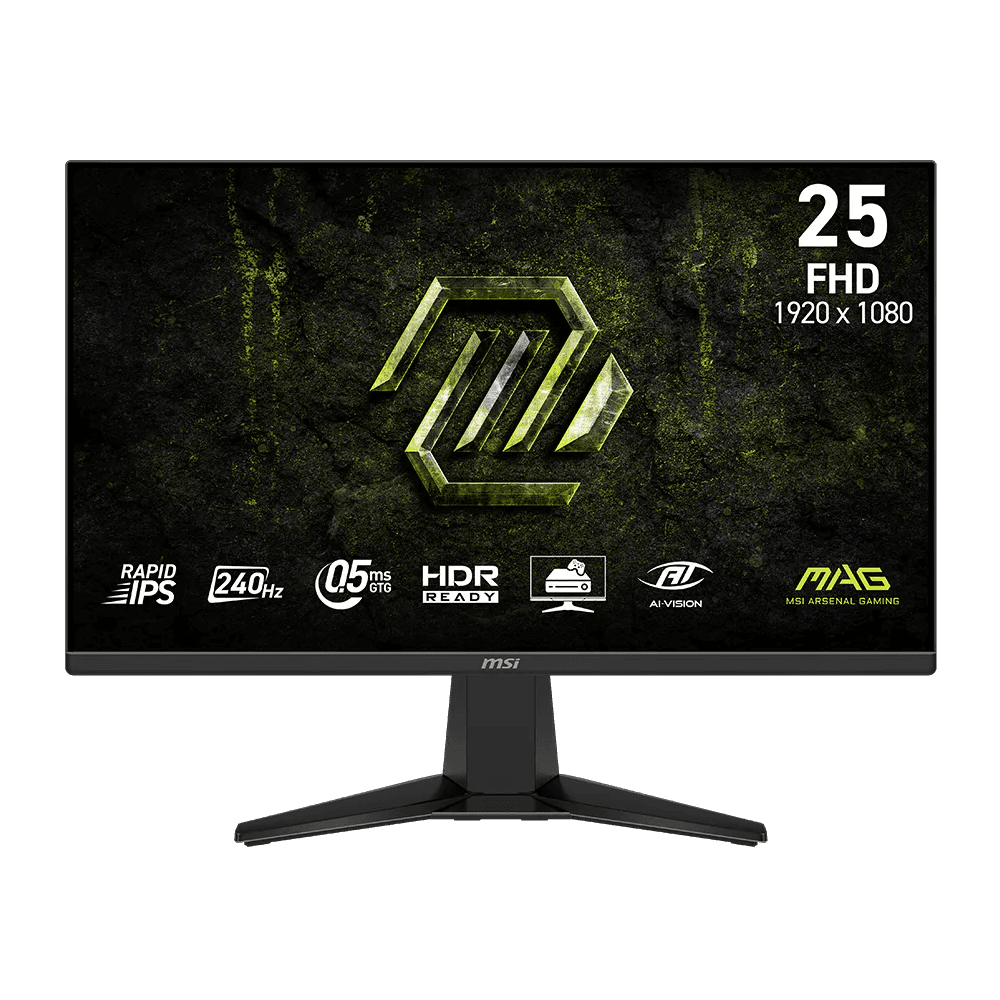 MSI Écran Gaming MAG 255F X24 24.5" Full HD Rapid IPS 240 Hz 0.5 ms