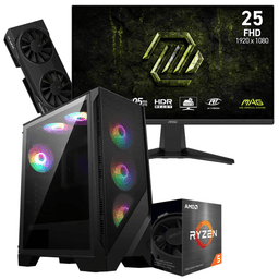 MSI Setup Gamer Special Pc de Bureau Gaming Ryzen 5 5600 RX 9060 8G