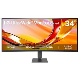 LG Ecran 34" WQHD UltraWide incurvé 144Hz VA 5 ms HDMI DP USB-C USB