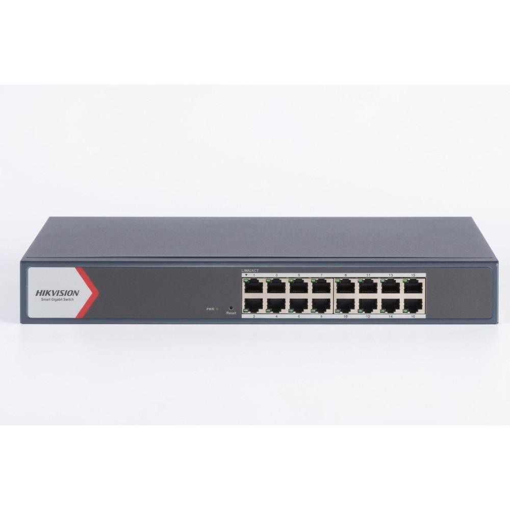 Hikvision Switch De Bureau intelligent 16 PORTS 10 100 1000 MBPS
