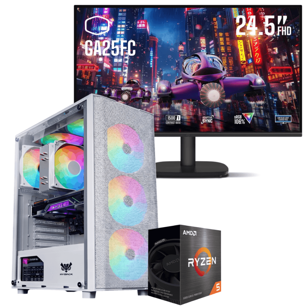 Cooler Master Setup Gamer Special Pc de Bureau Gaming Ryzen 5 5600GT Vega 7