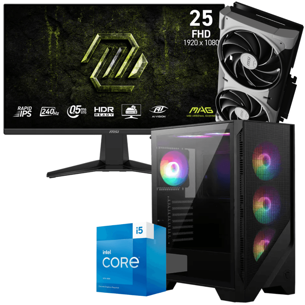 MSI Setup Gamer Special Pc de Bureau Gaming i5-13400F RTX 5070 12G