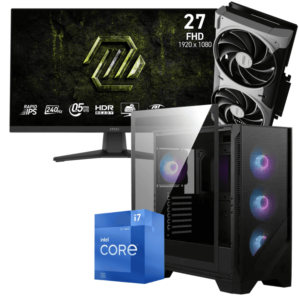 Msi Setup Gamer Special Pc de Bureau Gaming i7-12700F RTX 5070 12G
