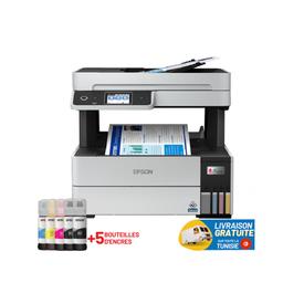 Epson Imprimante EcoTank L6490 A4 + 5 Bouteilles D'encres