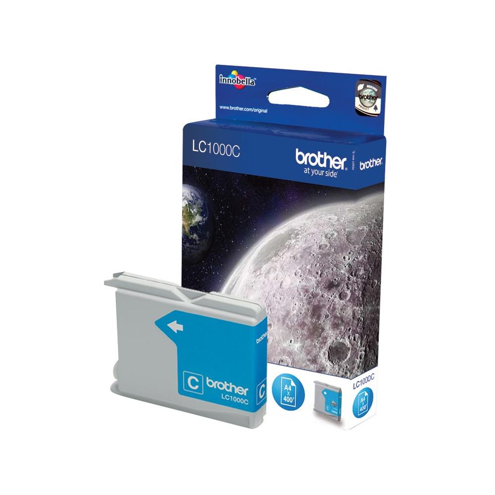 Brother Cartouche Jet d'encre Originale LC1000C Cyan