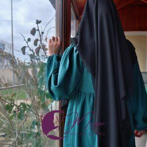 Jilbab femme une pièce « kamar » de longue femme robe hijab moderne