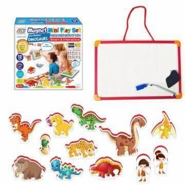 Dinosaures Magnetiques Interactifs en 12 langues + Tableau Magnetique