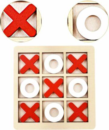 XO Jeu en bois Morpion enfant