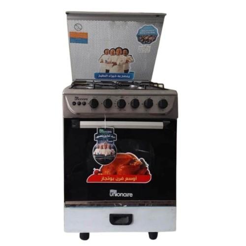 Cuisinière à Gaz UNIONAIRE 4 Feux 60cm Inox